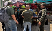 Autoridades ambientales incautan piel y caparazón de animales silvestres en el centro de Cali