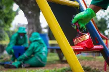 Alcaldía de Cali continúa recuperando escenarios deportivos para la comunidad: polideportivo de Ciudad 2000 luce una renovada imagen