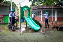 Alcaldía de Cali continúa recuperando escenarios deportivos para la comunidad: polideportivo de Ciudad 2000 luce una renovada imagen