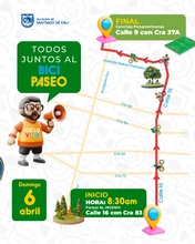 Con bici-paseo, la Ciclovida de Cali celebra el ‘Día Mundial de la Actividad Física’