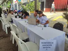 En la feria de servicios ‘Volvamos a mi Cali bella’, la Secretaría de Educación presentó las diferentes ofertas educativas y cupos disponibles para la comuna 18
