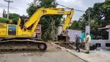 Dagma atiende emergencia en el cauce seco de la quebrada del barrio  La Campiña