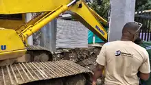 Dagma atiende emergencia en el cauce seco de la quebrada del barrio  La Campiña