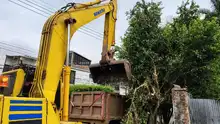 Dagma atiende emergencia en el cauce seco de la quebrada del barrio  La Campiña