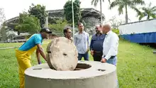 Alcaldía visitó la Unidad Deportiva Alberto Galindo para encontrar soluciones a problemática de inundaciones en el Coliseo El Pueblo