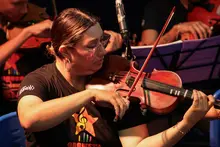 Jóvenes de la Orquesta Sinfónica de Siloé y la Escuela de Música Desepaz dieron apertura al Primer Festival de Música Clásica en Cali