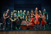 Jóvenes de la Orquesta Sinfónica de Siloé y la Escuela de Música Desepaz dieron apertura al Primer Festival de Música Clásica en Cali