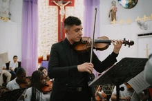 Jóvenes de la Orquesta Sinfónica de Siloé y la Escuela de Música Desepaz dieron apertura al Primer Festival de Música Clásica en Cali
