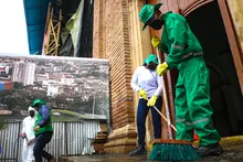 Semana Santa 2025: 188 operativos de aseo refuerzan la limpieza  de cerros tutelares e iglesias en Cali
