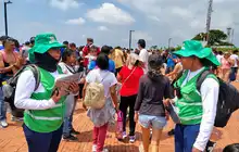 Caleños y visitantes disfrutaron de un Viernes Santo especial desde Cristo Rey