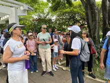 Con caminata urbana de naturaleza terminaron los recorridos de la Secretaría de Turismo en Semana Santa: se beneficiaron cientos de locales y turistas