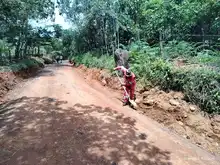A buen ritmo avanza el mejoramiento de vías rurales en el corregimiento La Buitrera de Cali