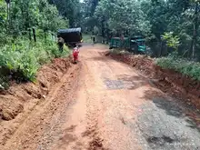 A buen ritmo avanza el mejoramiento de vías rurales en el corregimiento La Buitrera de Cali