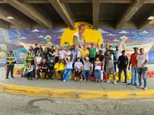 Recuperado para caleños y turistas el multicolor Puente del Chontaduro 