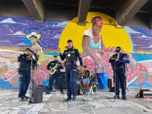 Recuperado para caleños y turistas el multicolor Puente del Chontaduro 