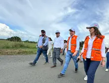 Obras de ampliación de la Avenida Ciudad de Cali que avanzan en 48 %; alcalde Eder destacó su importancia para la AMSO