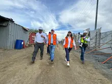 Obras de ampliación de la Avenida Ciudad de Cali que avanzan en 48 %; alcalde Eder destacó su importancia para la AMSO