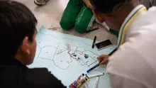 Estudiantes de la Institución Educativa Siete de Agosto reconocen la  importancia del jarillón del río Cauca