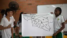 Estudiantes de la Institución Educativa Siete de Agosto reconocen la  importancia del jarillón del río Cauca