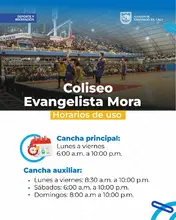 El Coliseo Evangelista Mora: un espacio para todos, con reglas para su cuidado