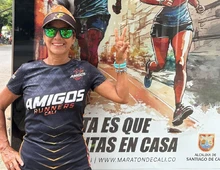 La resistencia no tiene edad: atleta de 60 años, y su hijo, correrán los 42K de la Maratón de Cali