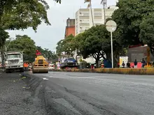 Avenida Vásquez Cobo quedó completamente pavimentada y será estrenada por miles de atletas en la Maratón de Cali 