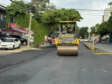 Avenida Vásquez Cobo quedó completamente pavimentada y será estrenada por miles de atletas en la Maratón de Cali 