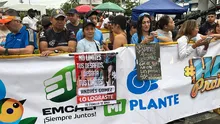 Desde la madrugada, cientos de caleños alientan a los deportistas que corren la Maratón de Cali