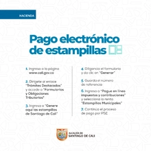 Pago de estampillas distritales