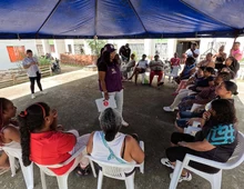 Mujeres reasentadas por el Plan Jarillón de Cali reciben formación para la prevención y atención de violencias basadas en género