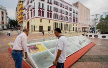 Recuperada la exhibición de los vestigios del Puente Ortiz tras actos vandálicos