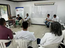 Vecinos de la Comuna 6 reciben atención por parte de la Secretaría de Infraestructura para trabajos de recuperación de sus vías 