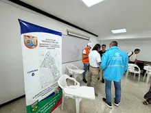 Vecinos de la Comuna 6 reciben atención por parte de la Secretaría de Infraestructura para trabajos de recuperación de sus vías 
