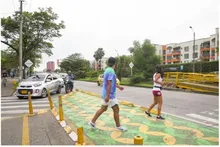 Movilidad entrega intervención que mejora la seguridad vial en la calle 6A: se reafirma el compromiso de proteger a peatones y ciclistas
