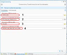 Figura 9. Funcionamiento de la herramienta de transformación o conversión