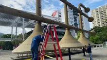 Monumento al Grupo Niche recibe mantenimiento integral tras 10 años de historia