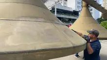 Monumento al Grupo Niche recibe mantenimiento integral tras 10 años de historia