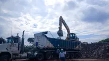 Evacuadas 7200 toneladas de RCD en la Estación de Transferencia de la avenida Simón Bolívar con carrera 50