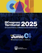 Cali será epicentro del ‘III Congreso Territorial de Control Interno’