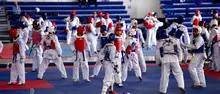 Sigue en marcha el ‘Campamento Internacional Somos Taekwondo 2025’ en la Escuela de Aviación Marco Fidel Suárez