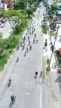 Los caleños se devolvieron en el tiempo en la Ciclovida para conmemorar el ‘Día Mundial de la Bicicleta’
