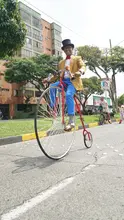 Los caleños se devolvieron en el tiempo en la Ciclovida para conmemorar el ‘Día Mundial de la Bicicleta’