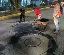 Avenida Cañasgordas quedará sin huecos: alcaldía de Alejandro Eder adelanta bacheo integral para mejorar la movilidad en el sur de Cali