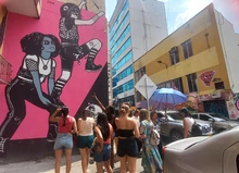En la carrera 3 con calle 9, el arte y la música se fusionan dando nueva vida al centro
