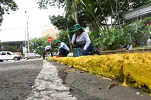 Plan de bacheo y limpieza mejora movilidad y entorno en la comuna 22