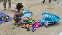 El aprendizaje a través del juego convocó a niñas y niños del  corregimiento de Navarro