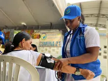 La Feria de Servicios ‘Volvamos a Mi Cali Bella’ llegó al corregimiento  de Navarro para atender a más de 400 personas