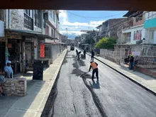 Más de seis cuadras comenzaron a ser pavimentadas en Puerto Mallarino, tras intervención integral de la alcaldía de Alejandro Eder 