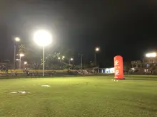 Polideportivo San Juan Bautista luce nuevo alumbrado público para disfrute de los caleños