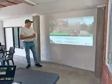 Socializan avances para construcción de la Planta de Tratamiento de Aguas Residuales en Montebello